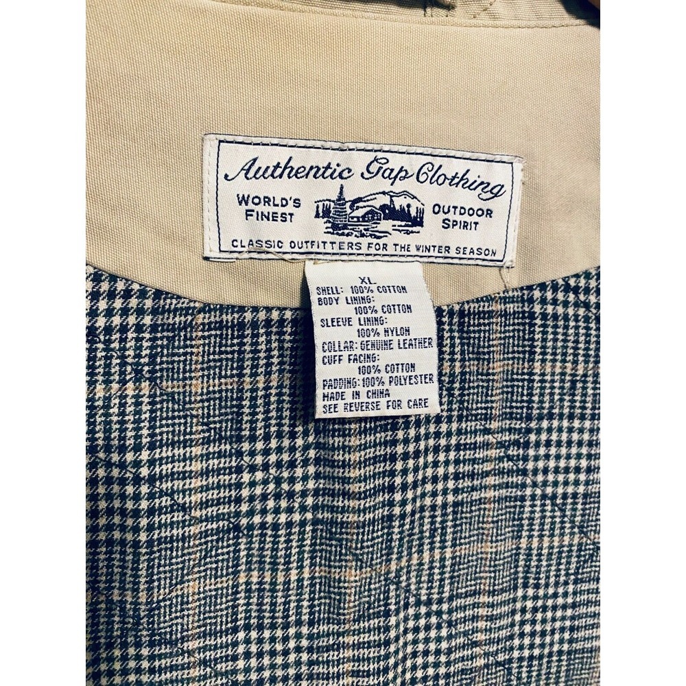 VTG Authentic Gap Barn Chore Coat Men's XL Beige Cotton Classic Outdoor Spirit - Picture 11 of 16